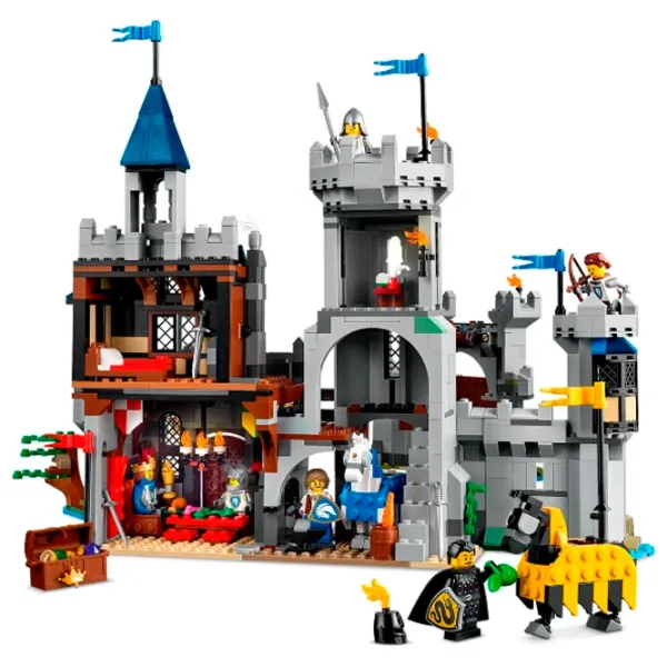 Constructor LEGO Medieval Horse Knight Castle Clasic/ Gray photo 5