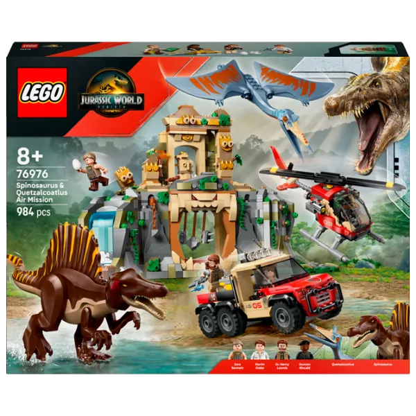 Constructor LEGO Spinosaurus & Quetzalcoatlus Air Mission Clasic/ Brown photo 1