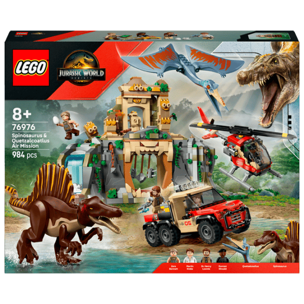 Constructor LEGO Spinosaurus & Quetzalcoatlus Air Mission Clasic/ Brown photo 1
