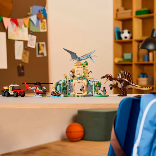 Constructor LEGO Spinosaurus & Quetzalcoatlus Air Mission Clasic/ Brown photo 3