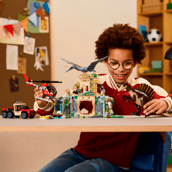 Constructor LEGO Spinosaurus & Quetzalcoatlus Air Mission Clasic/ Brown photo 4