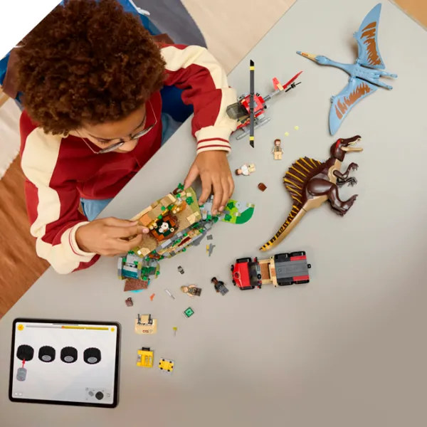 Constructor LEGO Spinosaurus & Quetzalcoatlus Air Mission Clasic/ Brown photo 5