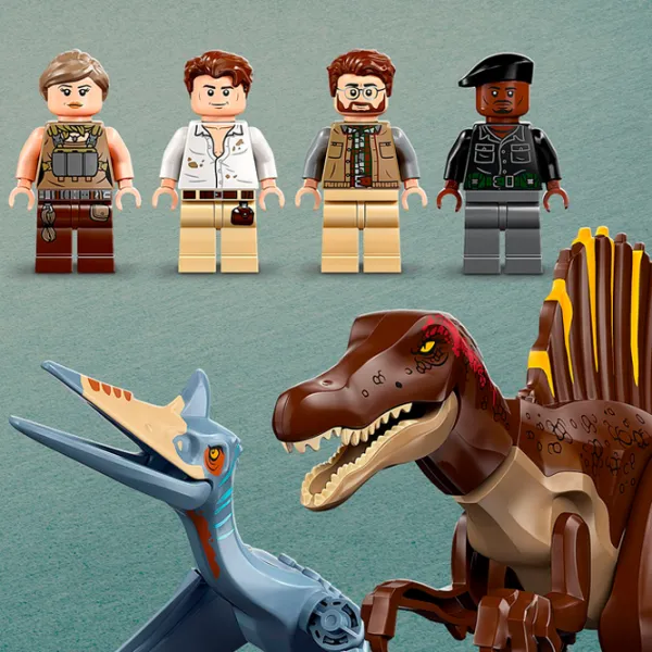 Constructor LEGO Spinosaurus & Quetzalcoatlus Air Mission Clasic/ Brown photo 7