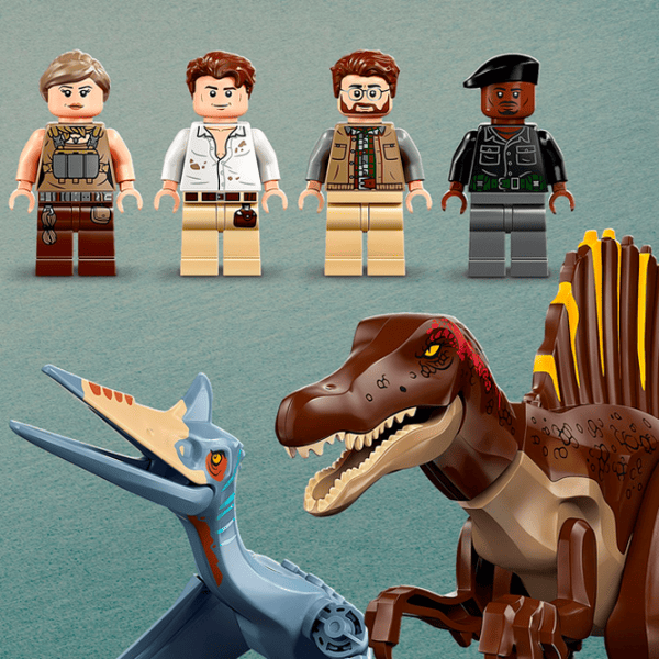 Constructor LEGO Spinosaurus & Quetzalcoatlus Air Mission Clasic/ Brown photo 7