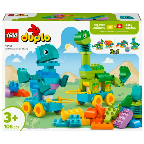 Constructor LEGO Dinosaurs On Wheels Clasic/ Blue photo 1