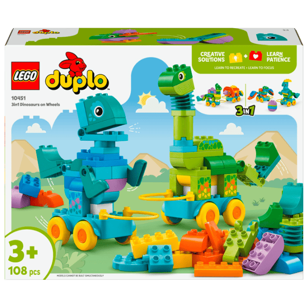 Constructor LEGO Dinosaurs On Wheels Clasic/ Blue photo 1