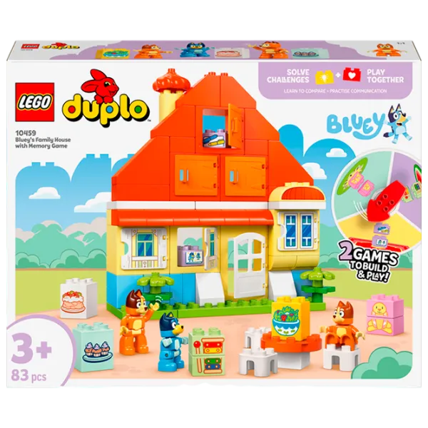 Constructor LEGO Bluey's Family House With Memory Game Clasic/ Orange photo 1