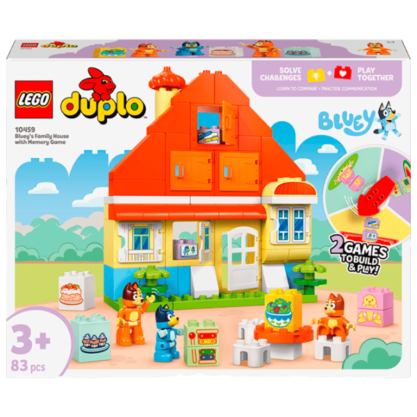 Constructor LEGO Bluey's Family House With Memory Game Clasic/ Orange photo 1