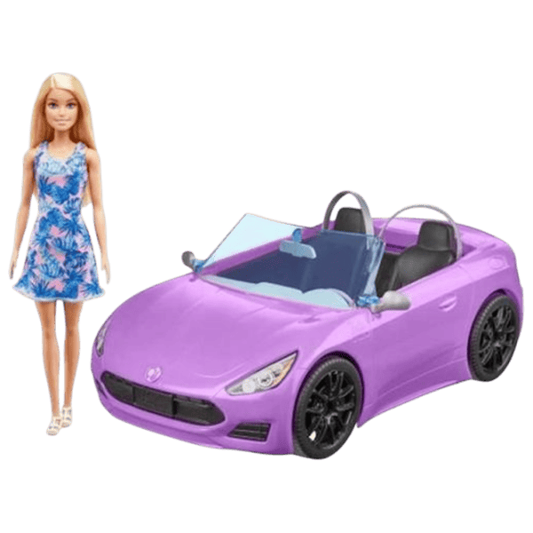 Набор Mattel Barbie in a purple cabriolet HBY29 модель / 3+ photo 1