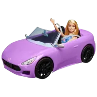 Set Mattel Barbie in a purple cabriolet HBY29 model / 3+ photo 2