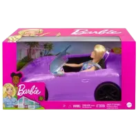 Set Mattel Barbie in a purple cabriolet HBY29 model / 3+ photo 5