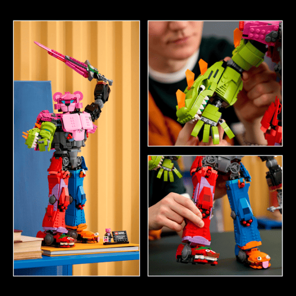 Constructor LEGO Mecha Team Leader Clasic/ Pink photo 7