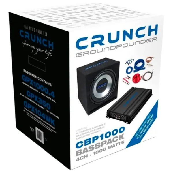 Aвтомобильная стереосистема Crunch CBP1000 1000 Вт photo 2