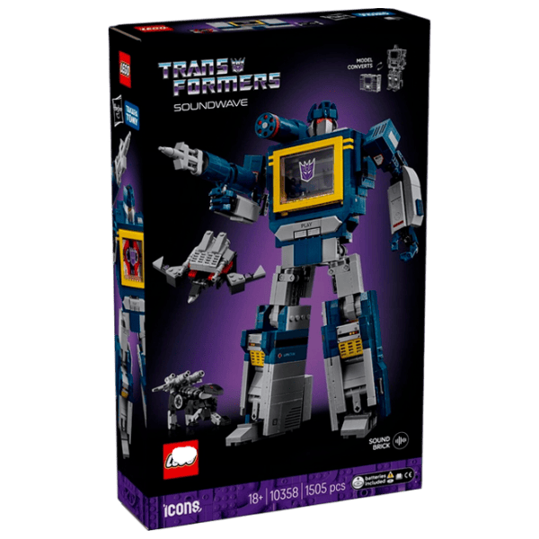 Constructor LEGO Soundwave Personaj de film/ Blue photo 1