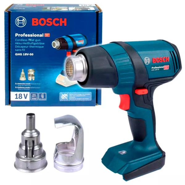 Строительный фен Bosch GHG 18V-50  / Синий photo 2 Строительный фен Bosch GHG 18V-50  / Синий photo 2