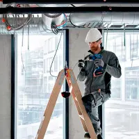 Строительный фен Bosch GHG 18V-50 / Синий photo 6