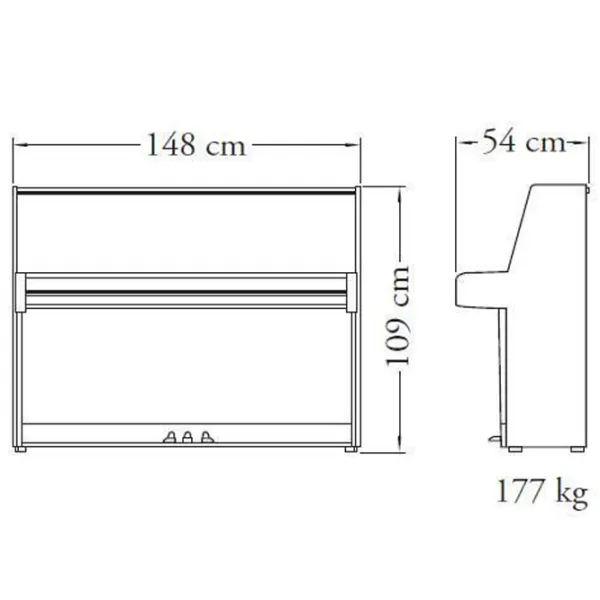 Цифровой пиан Yamaha JU 109 PE Акустический / 88 клавиш / Split / Черный photo 2
