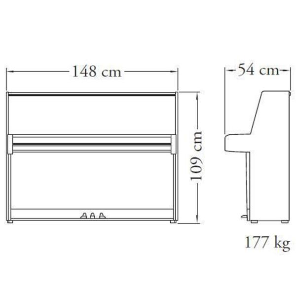 Цифровой пиан Yamaha JU 109 PE Акустический / 88 клавиш / Split / Черный photo 2