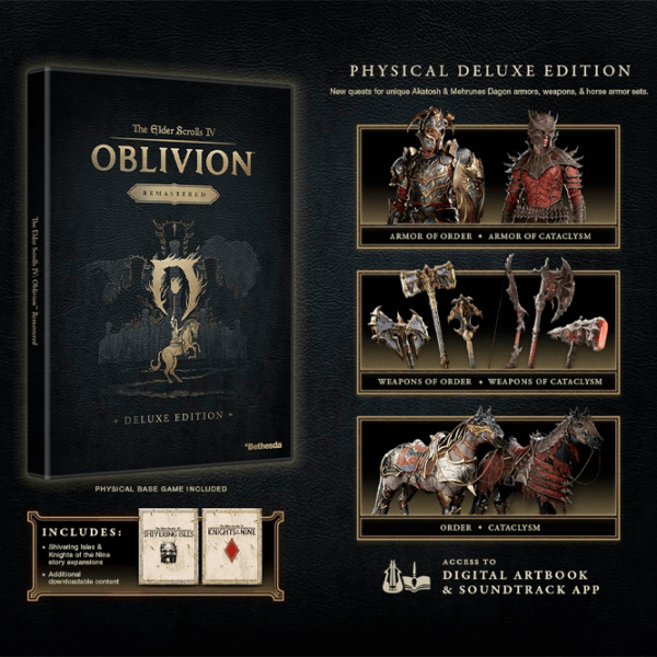 The Elder Scrolls IV: Oblivion Remastered Deluxe Edition Game for PlayStation 5 photo 3