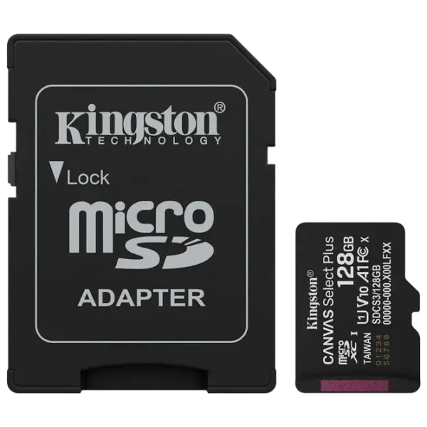 Card memorie Kingston Canvas Select Plus 128 GB MicroSD / Class10 photo 1