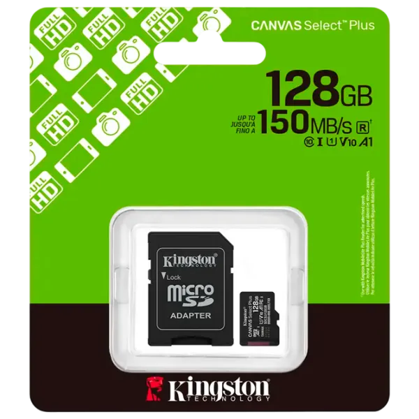 Card memorie Kingston Canvas Select Plus 128 GB MicroSD / Class10 photo 3