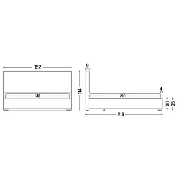 Кровать My-Style my-Alia Mocca 140 x 200 см / Фанера / Светло-розовый photo 8