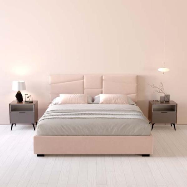 Кровать My-Style my-Alia Mocca 200 x 200 см / Фанера / Светло-розовый photo 3