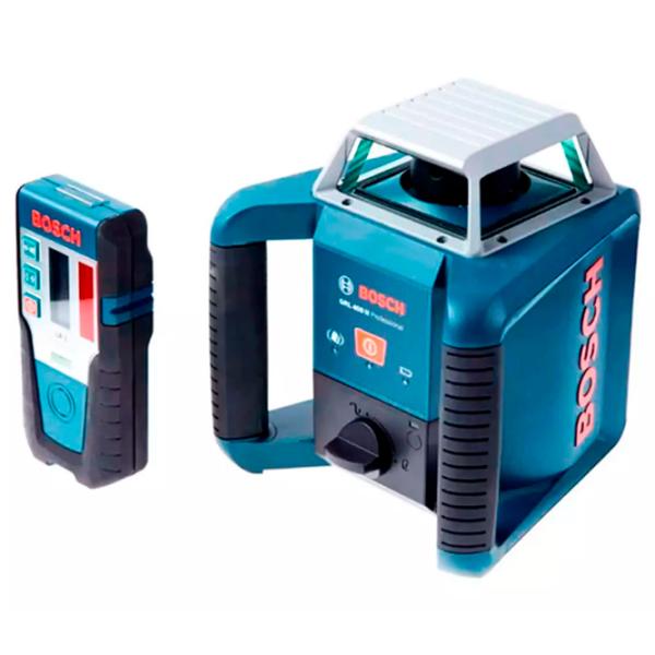Nivelă lazer Bosch GRL 400 H + LR 1 Rotativ / Acumulator photo 1