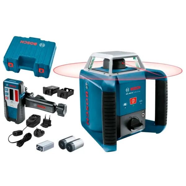 Nivelă lazer Bosch GRL 400 H + LR 1 Rotativ / Acumulator photo 6