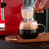 Set de cești Ardesto Good Morning 430 ml / Sticlă borosilicată / Transparent photo 7