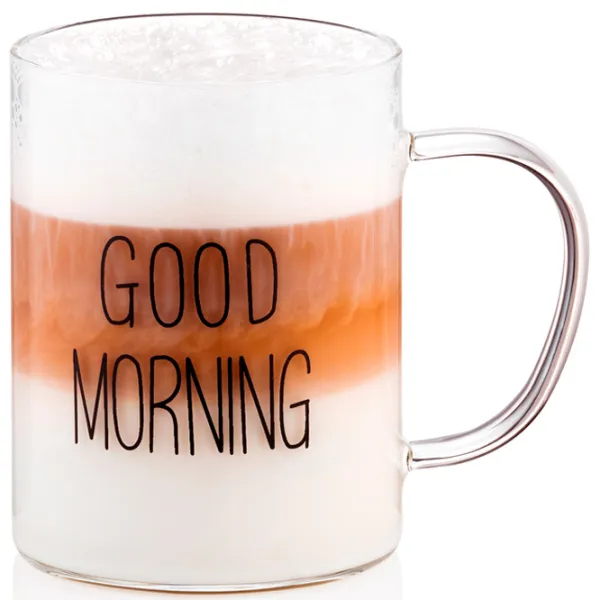 Набор чашек Ardesto Good Morning 420 мл / Боросиликатное стекло / Прозрачный photo 4