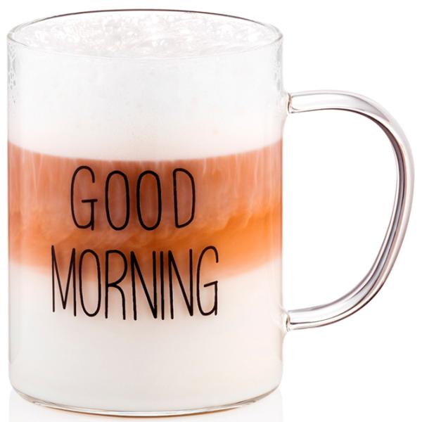 Набор чашек Ardesto Good Morning 420 мл / Боросиликатное стекло / Прозрачный photo 4