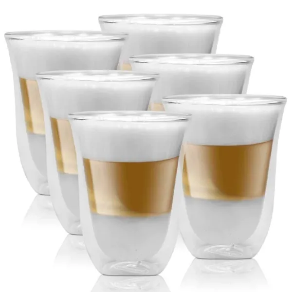 Set de pahare DeLonghi DLSC301 0.19l / Sticlă / Transparent photo 3