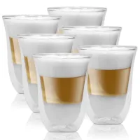 Set de pahare DeLonghi DLSC301 0.19l / Sticlă / Transparent photo 3