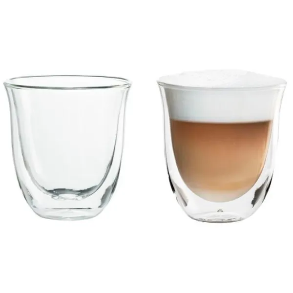 Set de pahare DeLonghi DLSC301 0.19l / Sticlă / Transparent photo 4