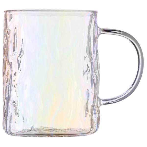 Set de cești Ardesto Shine mix 260 ml / Sticlă borosilicată / Multicolor photo 3
