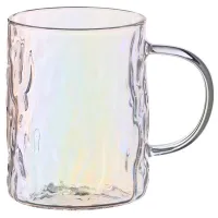 Set de cești Ardesto Shine mix 260 ml / Sticlă borosilicată / Multicolor photo 7