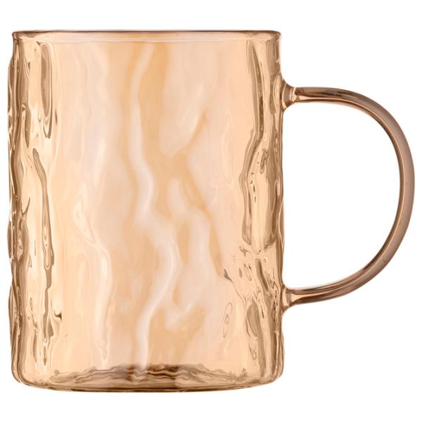 Set de cești Ardesto Shine 260 ml / Sticlă borosilicată / Auriu photo 4