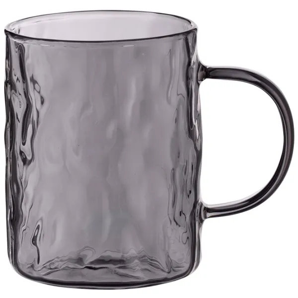 Set de cești Ardesto Shine 260 ml / Sticlă borosilicată / Gray photo 3