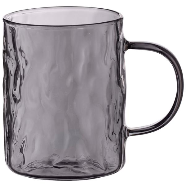 Set de cești Ardesto Shine 260 ml / Sticlă borosilicată / Gray photo 3
