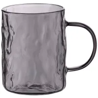 Set de cești Ardesto Shine 260 ml / Sticlă borosilicată / Gray photo 3