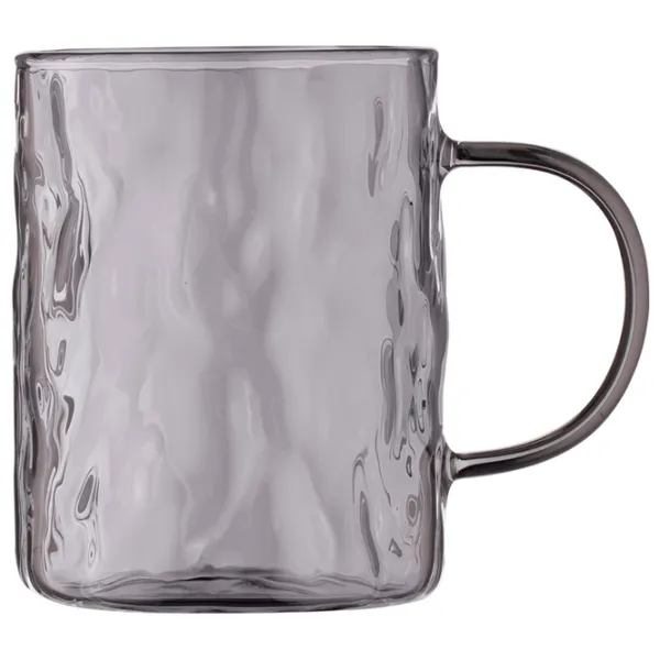 Set de cești Ardesto Shine 260 ml / Sticlă borosilicată / Gray photo 4
