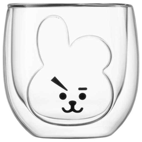 Set de cești Ardesto Animals 300 ml / Sticlă borosilicată / Transparent photo 2
