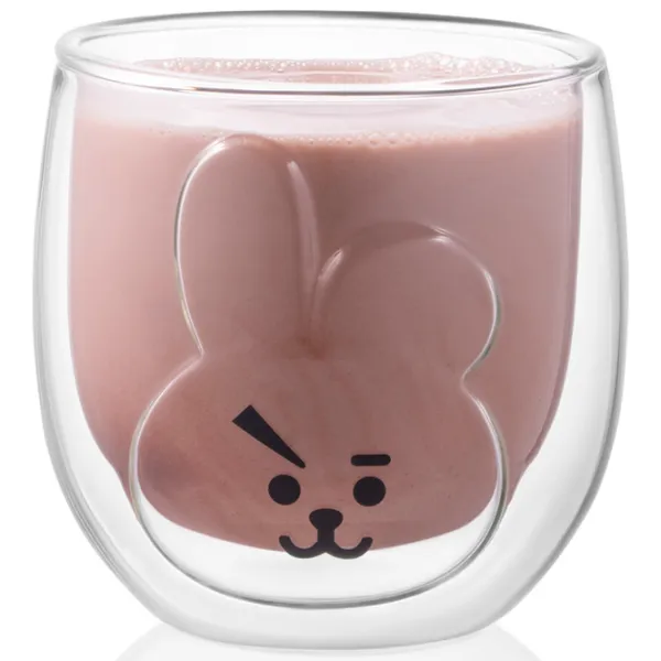 Set de cești Ardesto Animals 300 ml / Sticlă borosilicată / Transparent photo 4