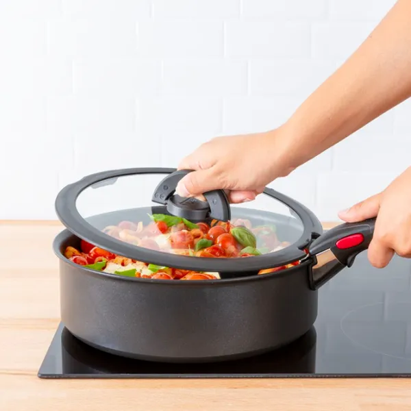 Крышка Tefal L9846653 26 см / Силикон photo 2