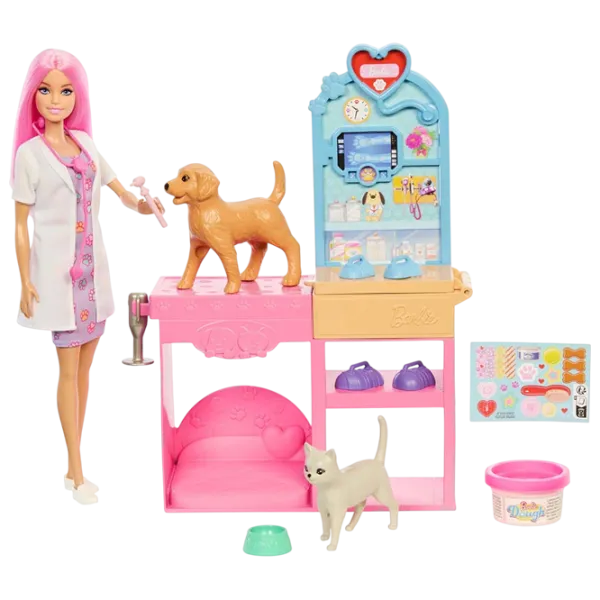 Набор Barbie Veterinary Clinic JFX93 модель / 3+ photo 1 Набор Barbie Veterinary Clinic JFX93 модель / 3+ photo 1