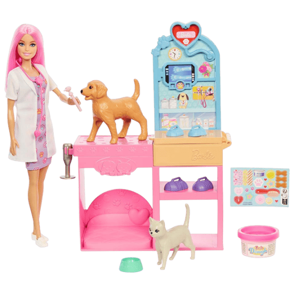 Набор Barbie Veterinary Clinic JFX93 модель / 3+ photo 1 Набор Barbie Veterinary Clinic JFX93 модель / 3+ photo 1