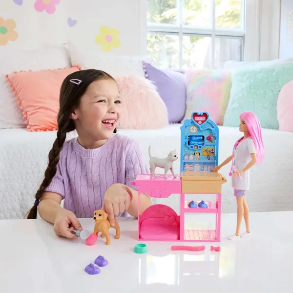 Набор Barbie Veterinary Clinic JFX93 модель / 3+ photo 5 Набор Barbie Veterinary Clinic JFX93 модель / 3+ photo 5