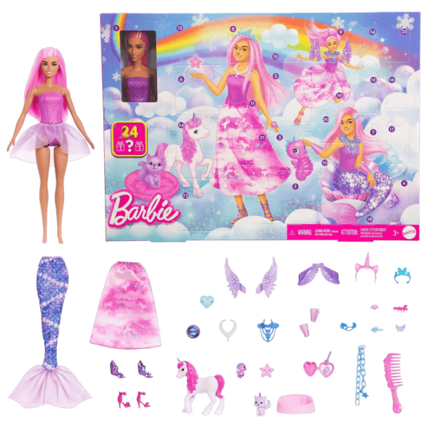Кукла Mattel Barbie JFL66 адвент календарь / 3+ photo 1 Кукла Mattel Barbie JFL66 адвент календарь / 3+ photo 1
