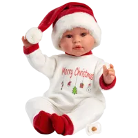 Păpușă Llorens Leo Sonrisas Pijama-Merry Christmas 74501 bebeluș / 3+